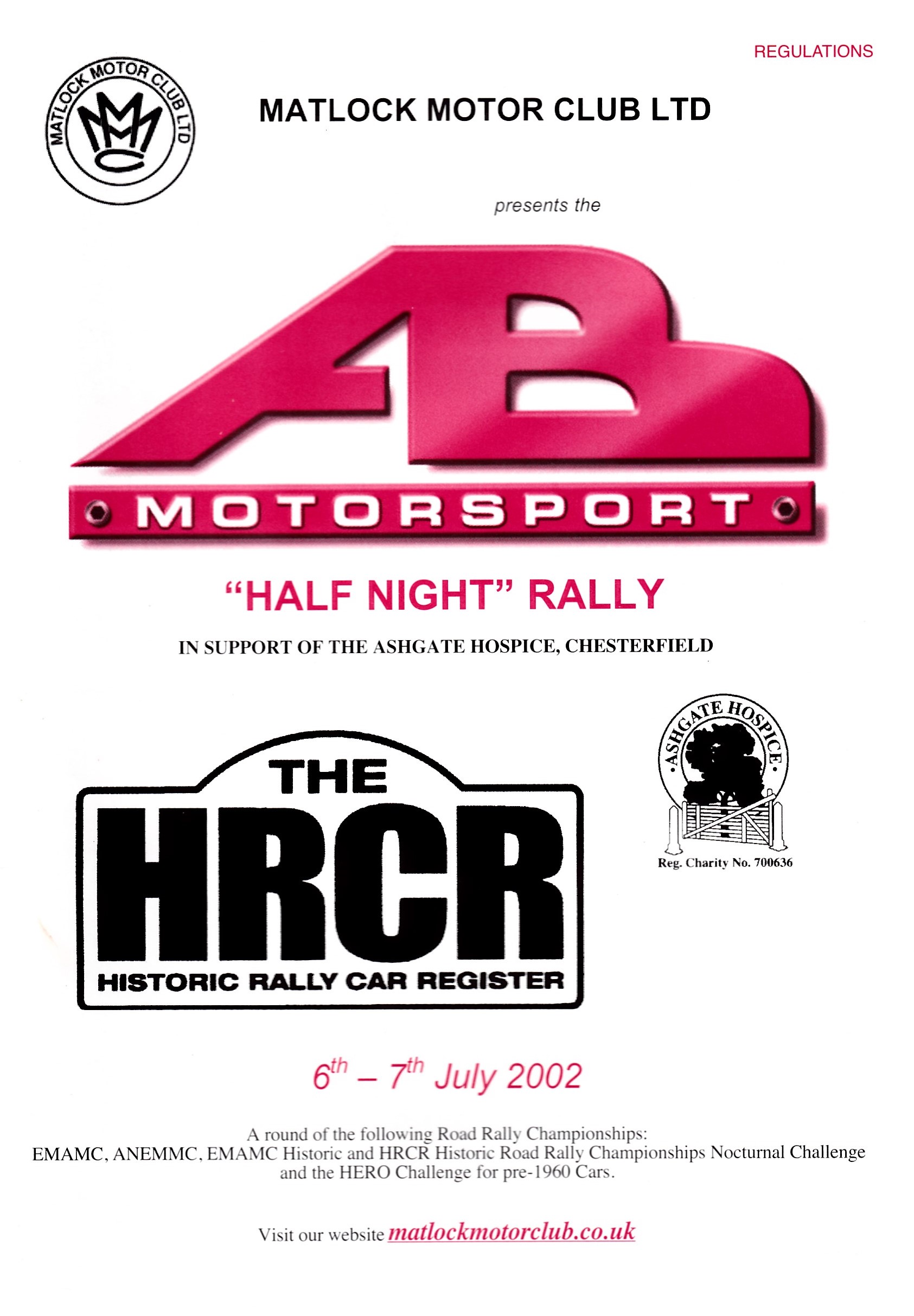 AB Motorsport Half Night Rally 2002