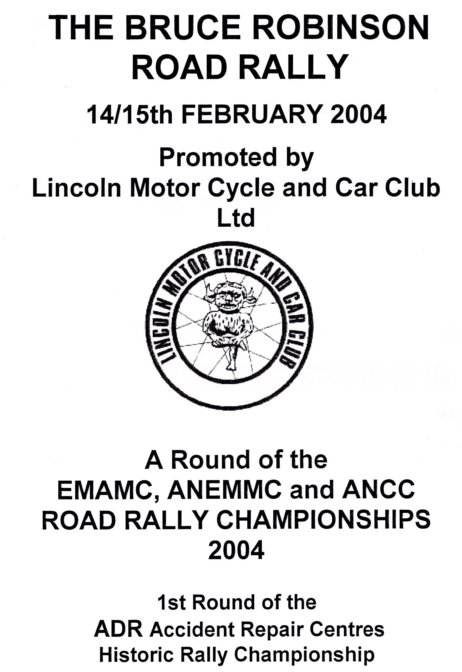 Bruce Robinson Memorial Rally 2004