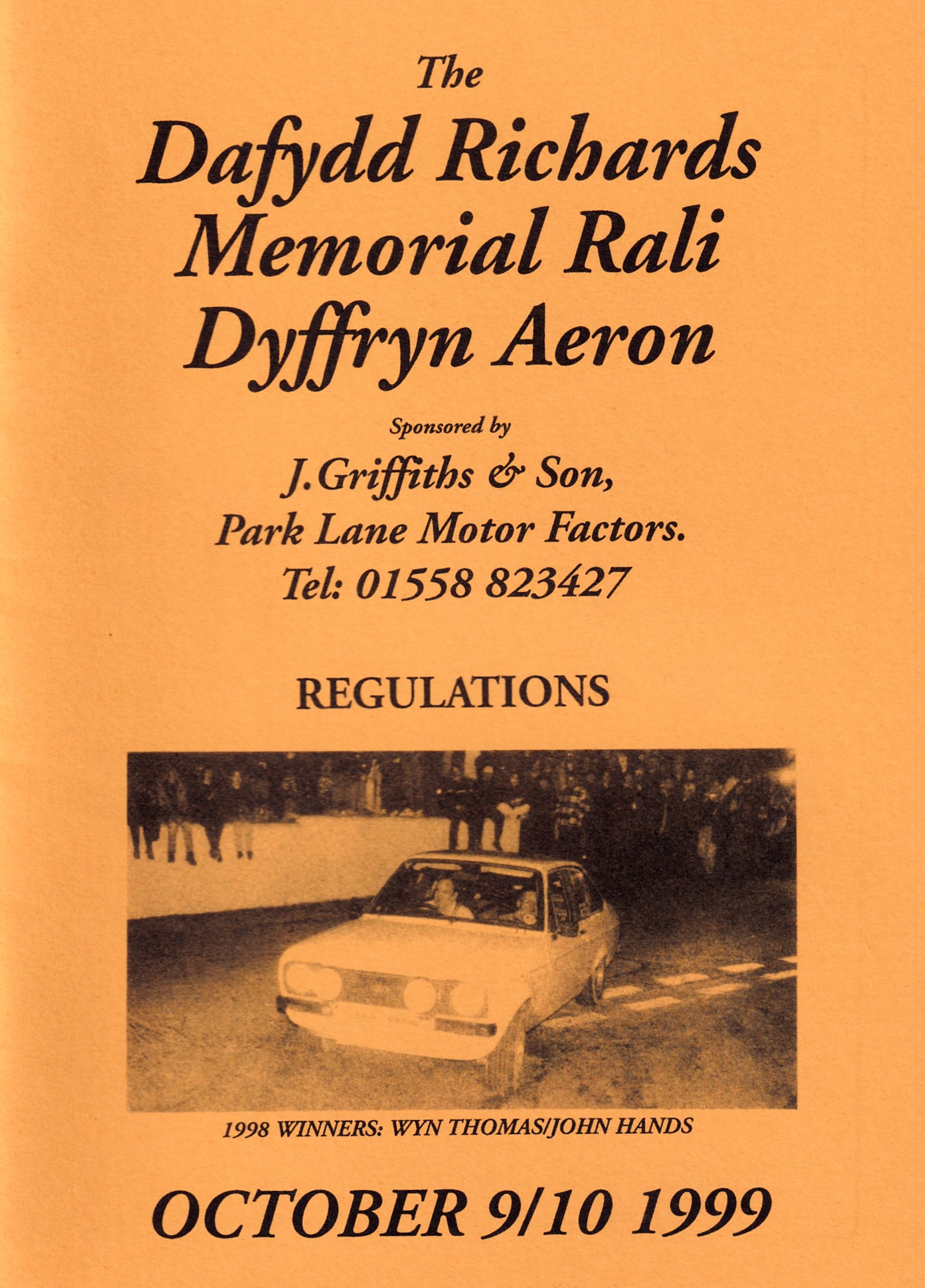 Rali Dyffryn Aeron 1999