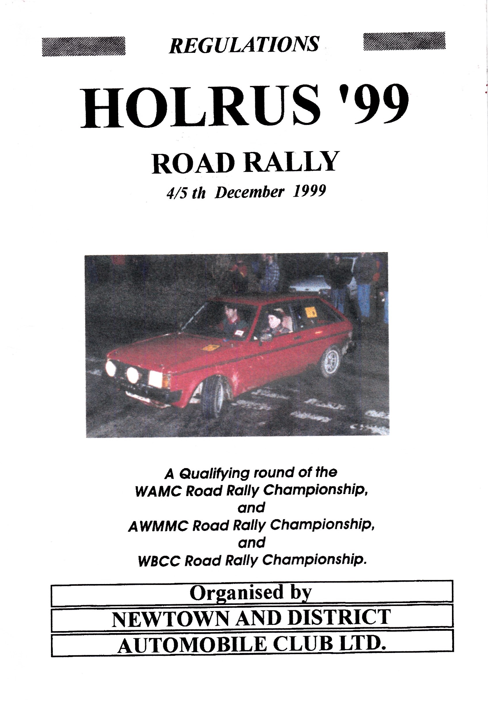Holrus '99 Road Rally