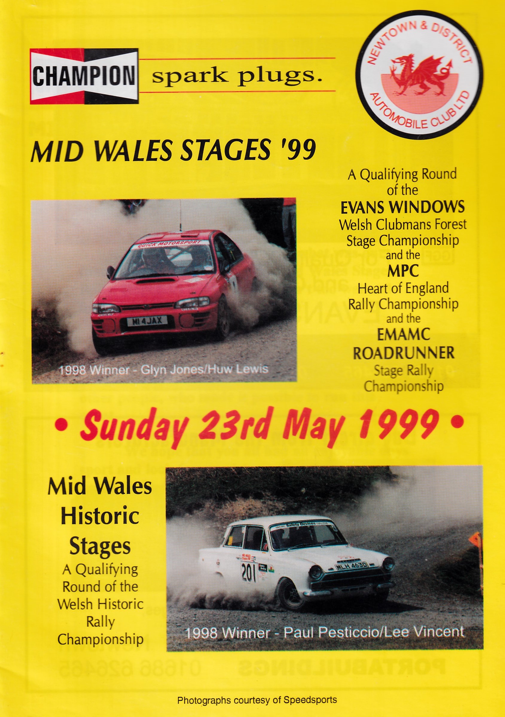 Mid Wales Stages 1999