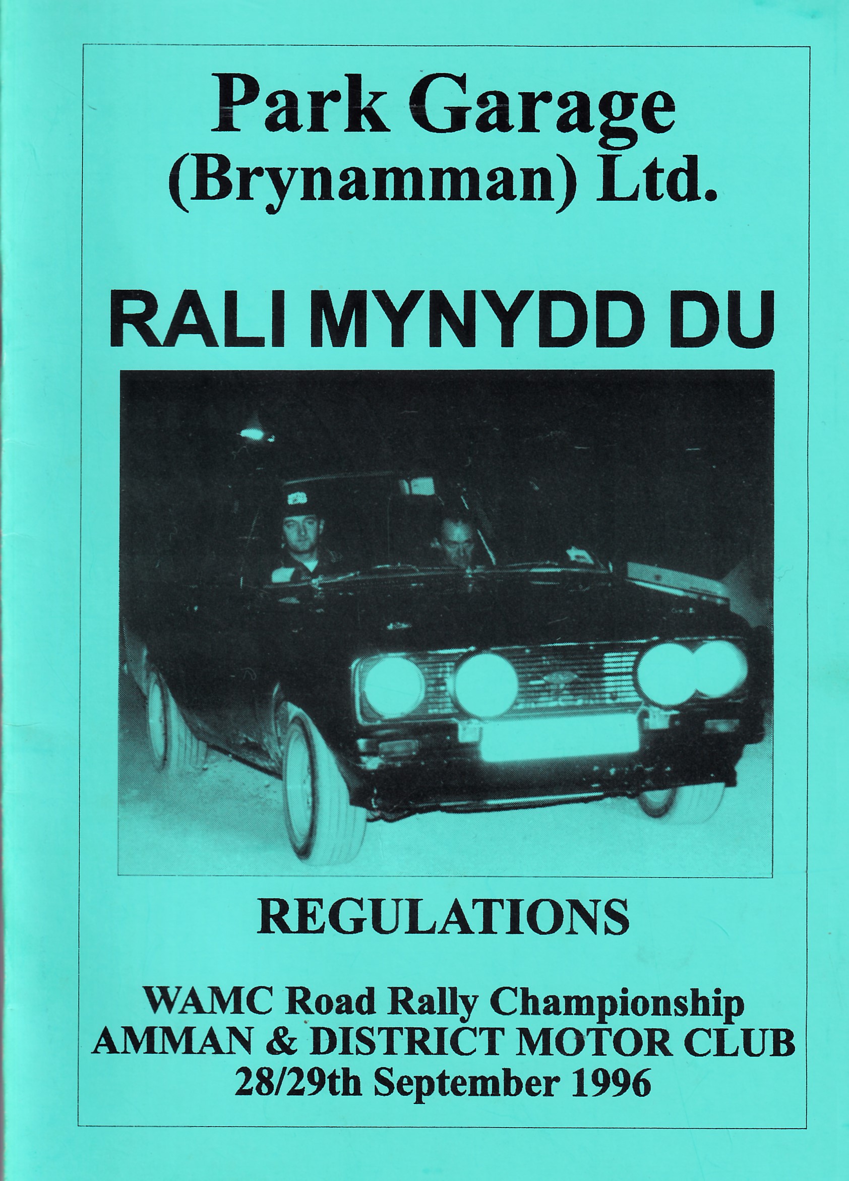 Rali Mynydd Ddu 1996