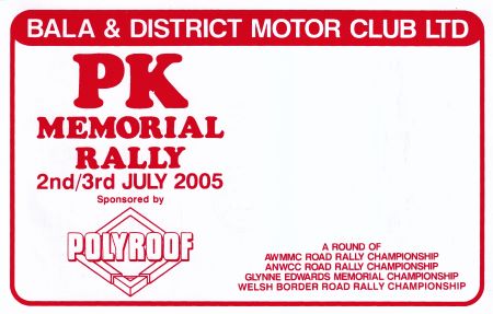 PK Memorial Rally 2005