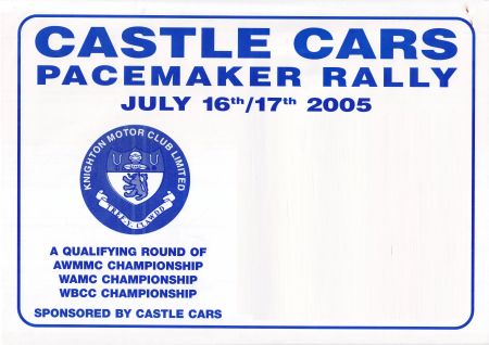 Pacemaker Road Rally 2005