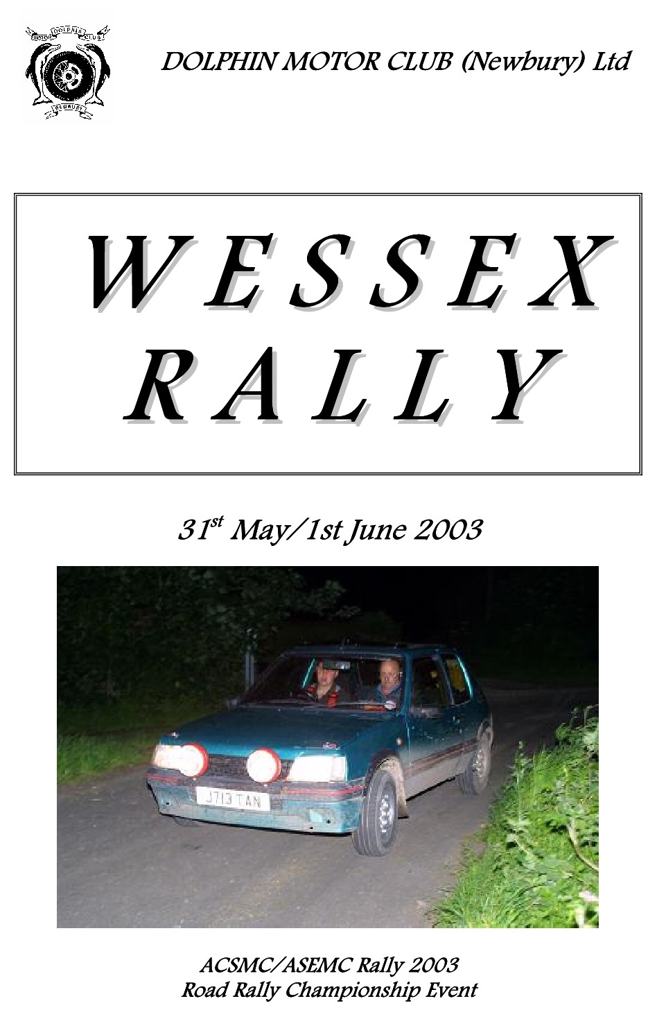 Wessex Rally 2003