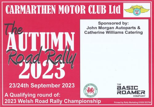 Autumn Road Rally 2023