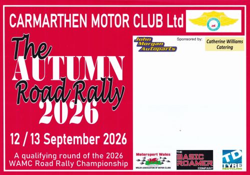 Autumn Road Rally 2026