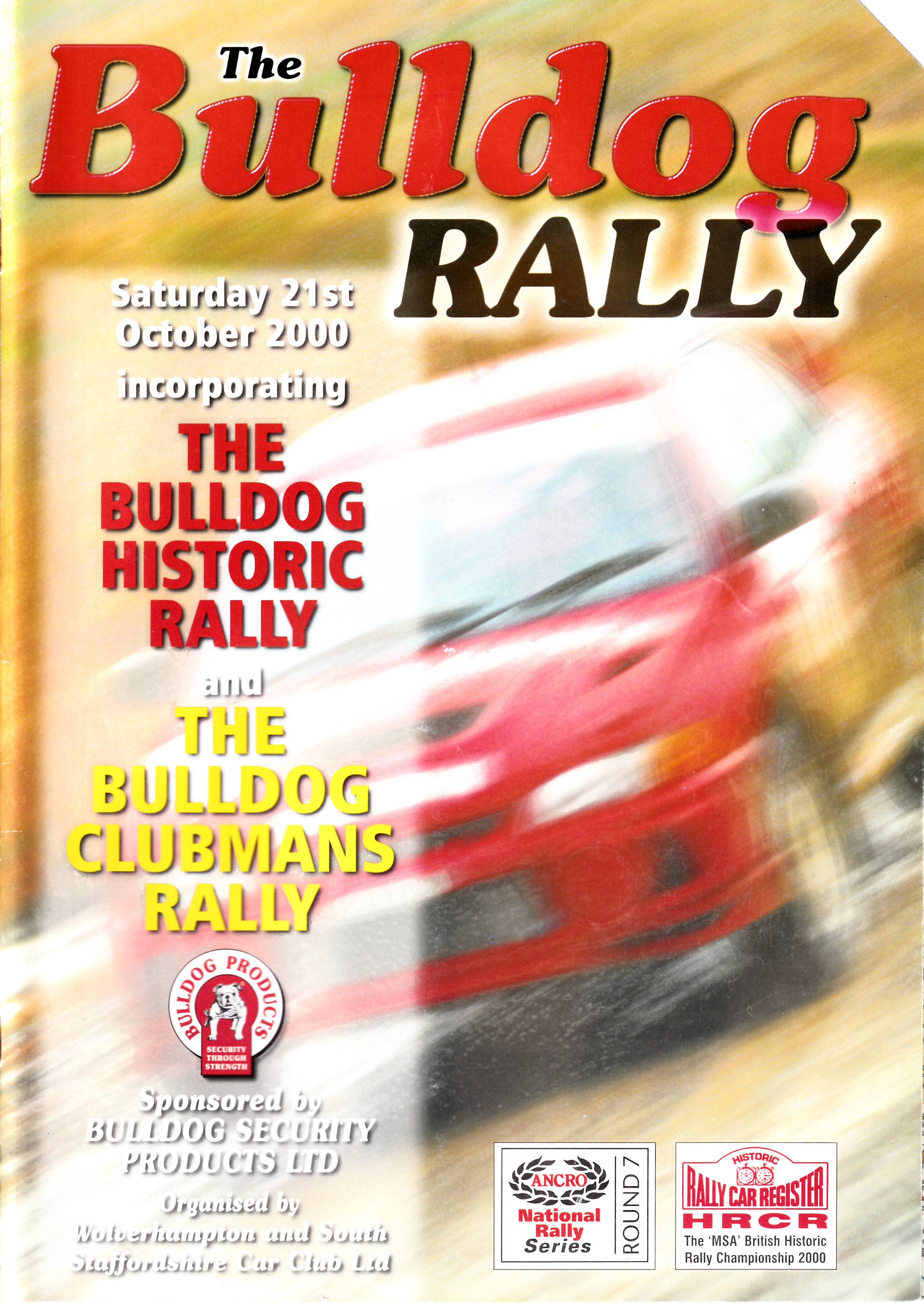 Bulldog Clubman Rally 2000