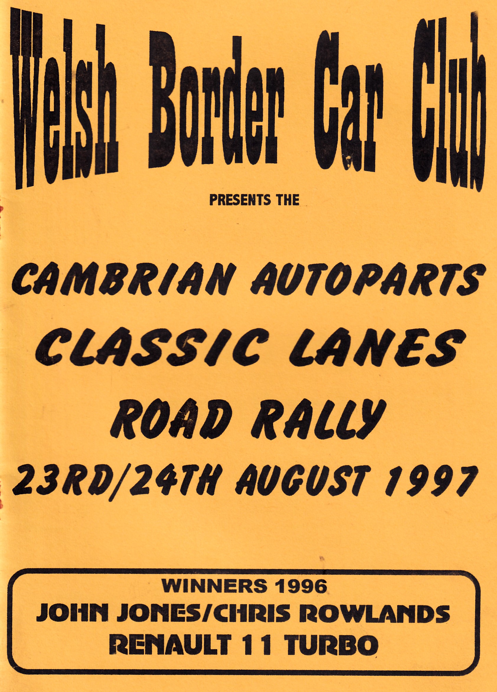 Classic Lanes Rally 1997