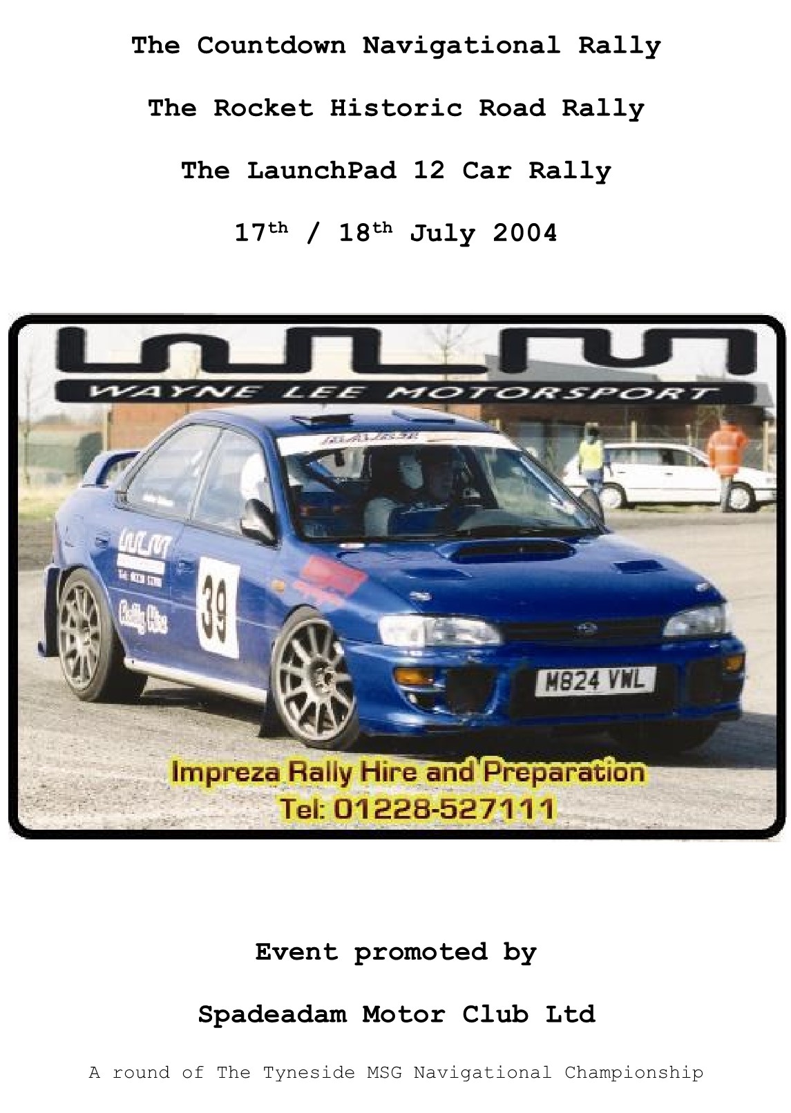 Countdown Navigational Rally 2004