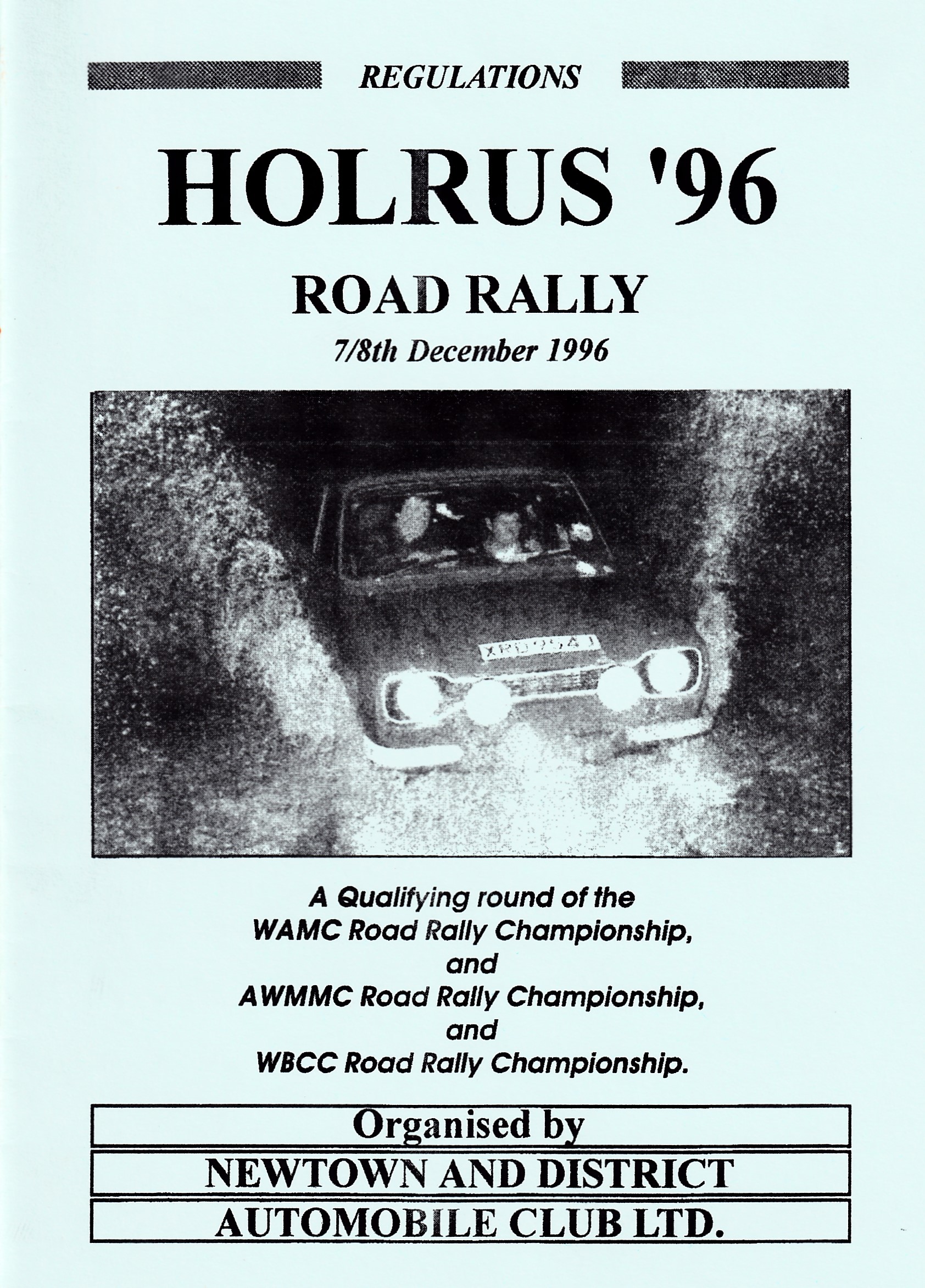 Holrus '96 Road Rally