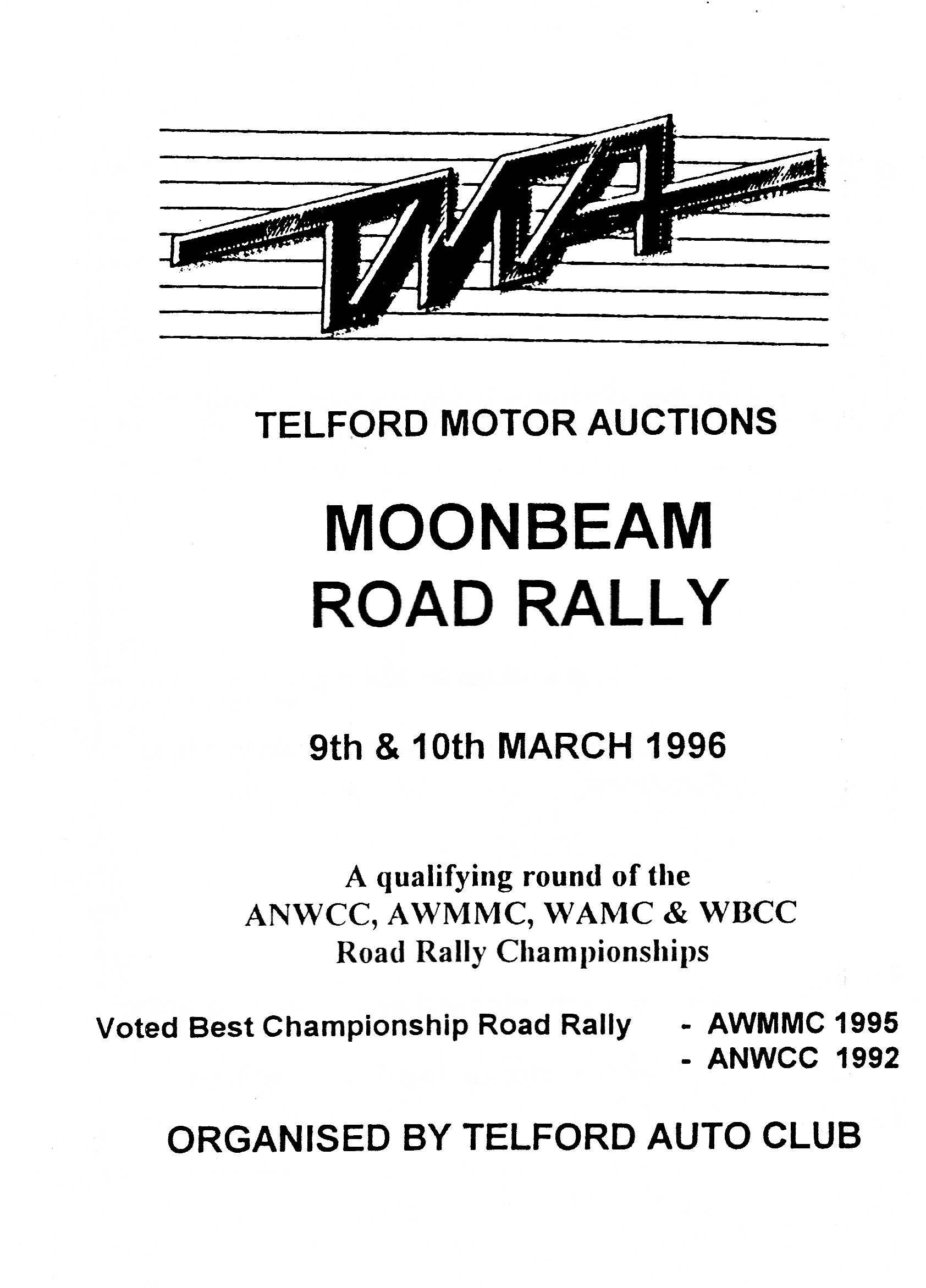 Moonbeam Rally 1996