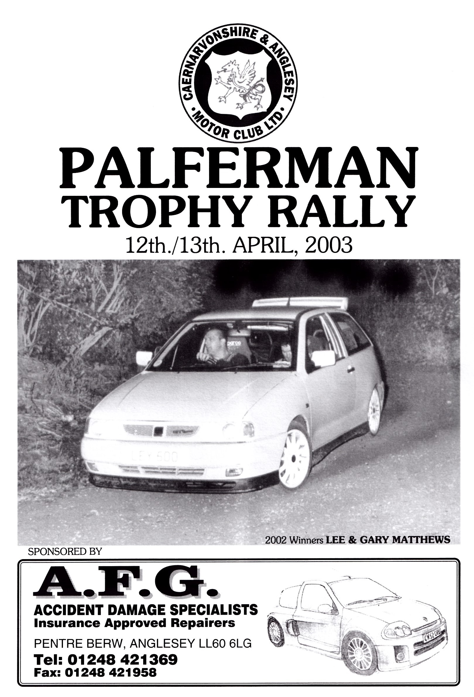 Palferman Road Rally 2003