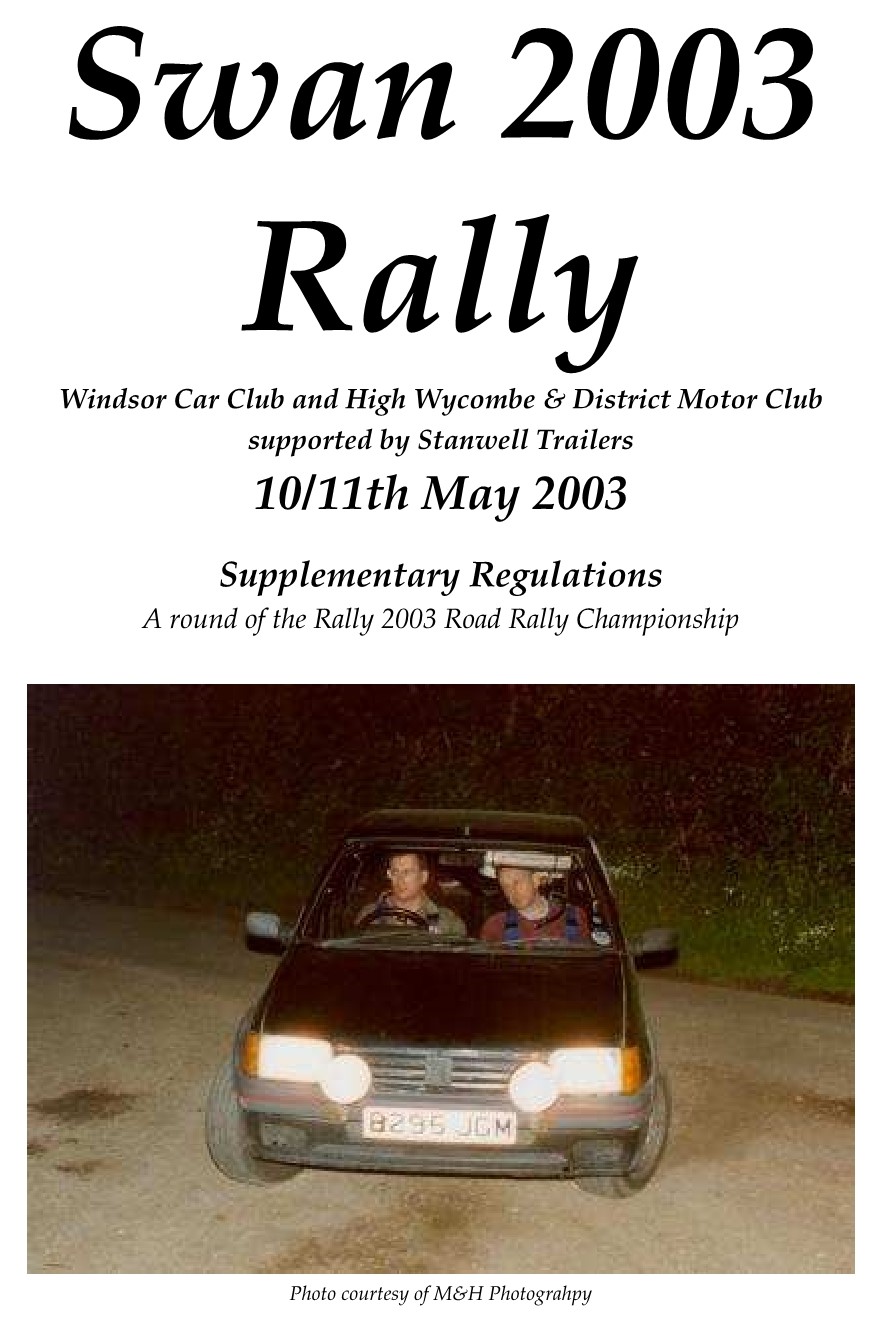 Swan 2003 Rally